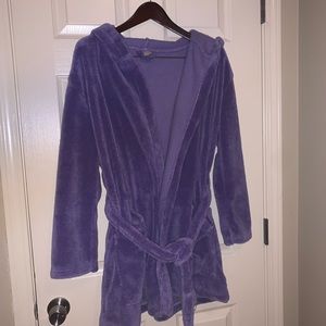 Classic Short Bathrobe With Hood